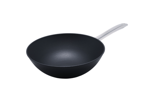 Cast iron wok