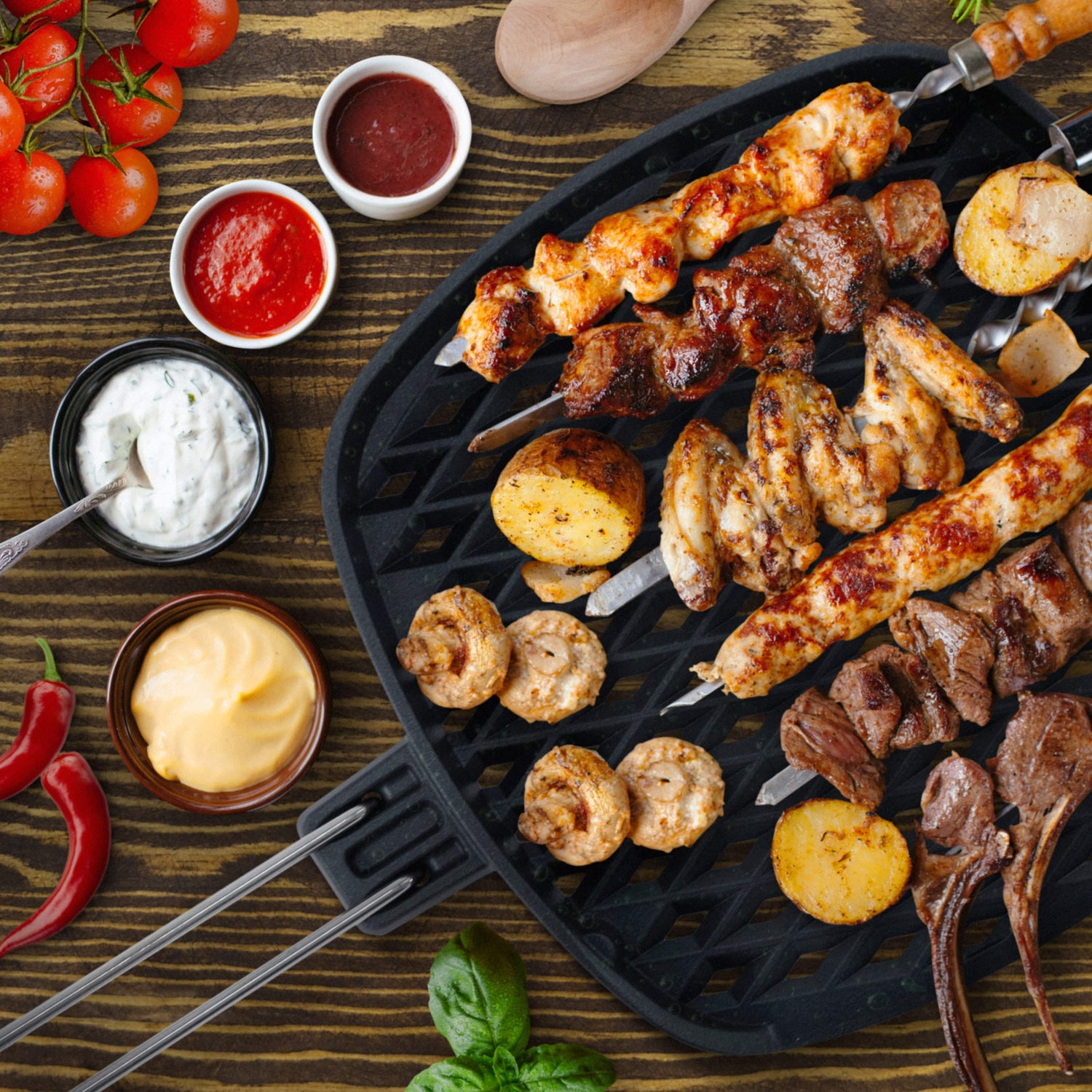 HIFFICIENCY® Grillpfannen & -aufsätze Grillrostpfanne Pfannen Online Shop