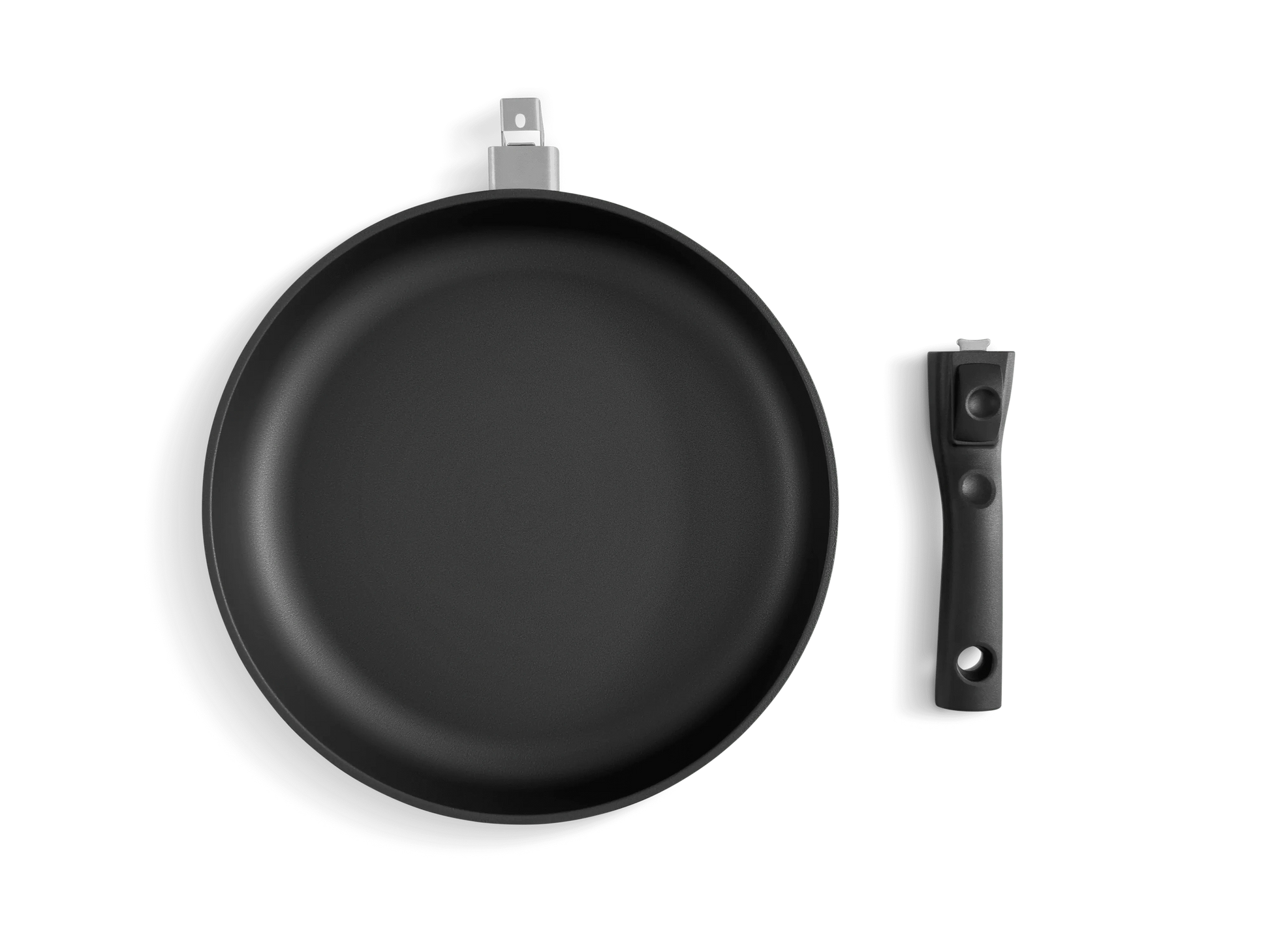 HIFFICIENCY® Pfannen 28 cm / Flach (4cm) / Kunststoff (Abnehmbar) Guss Pfanne Pfannen Online Shop