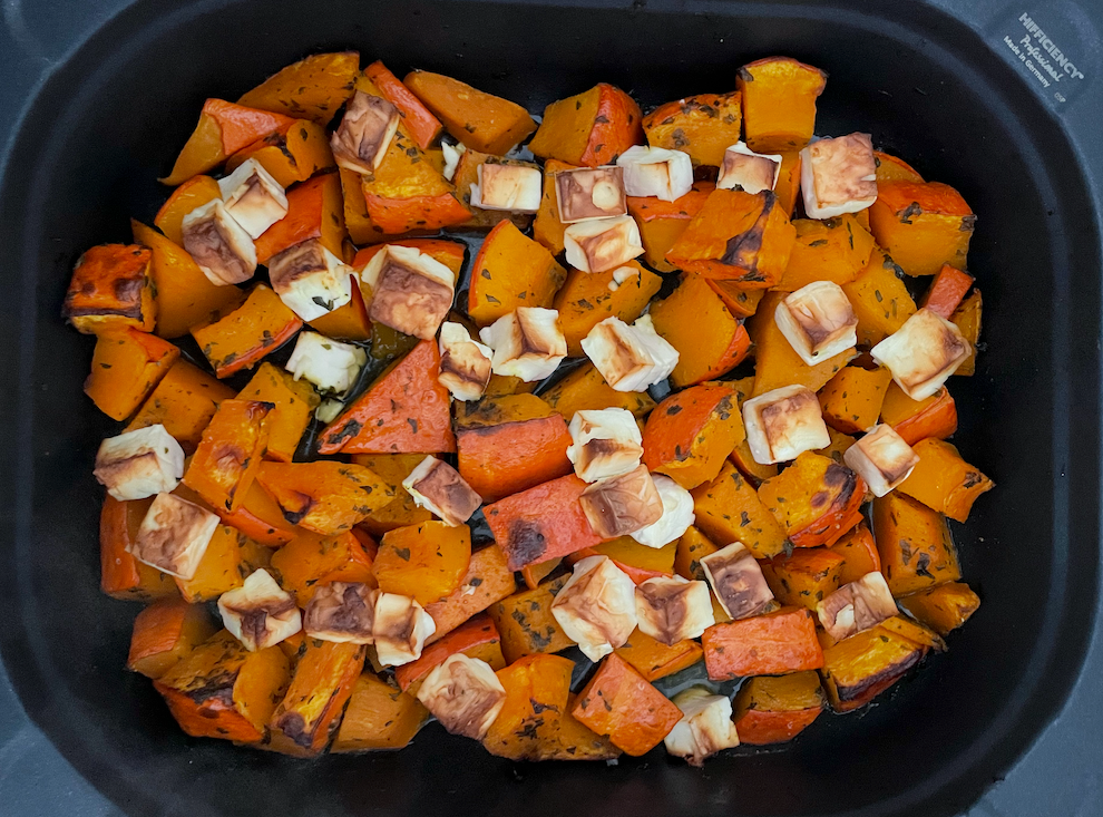 Kürbis aus dem Ofen