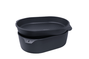 Bräter mit Grilldeckel