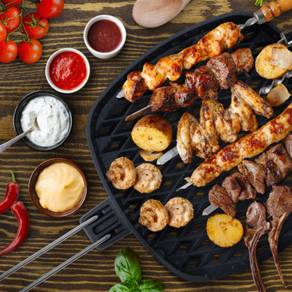 HIFFICIENCY® Grillpfannen & -aufsätze Grillrostpfanne Pfannen Online Shop