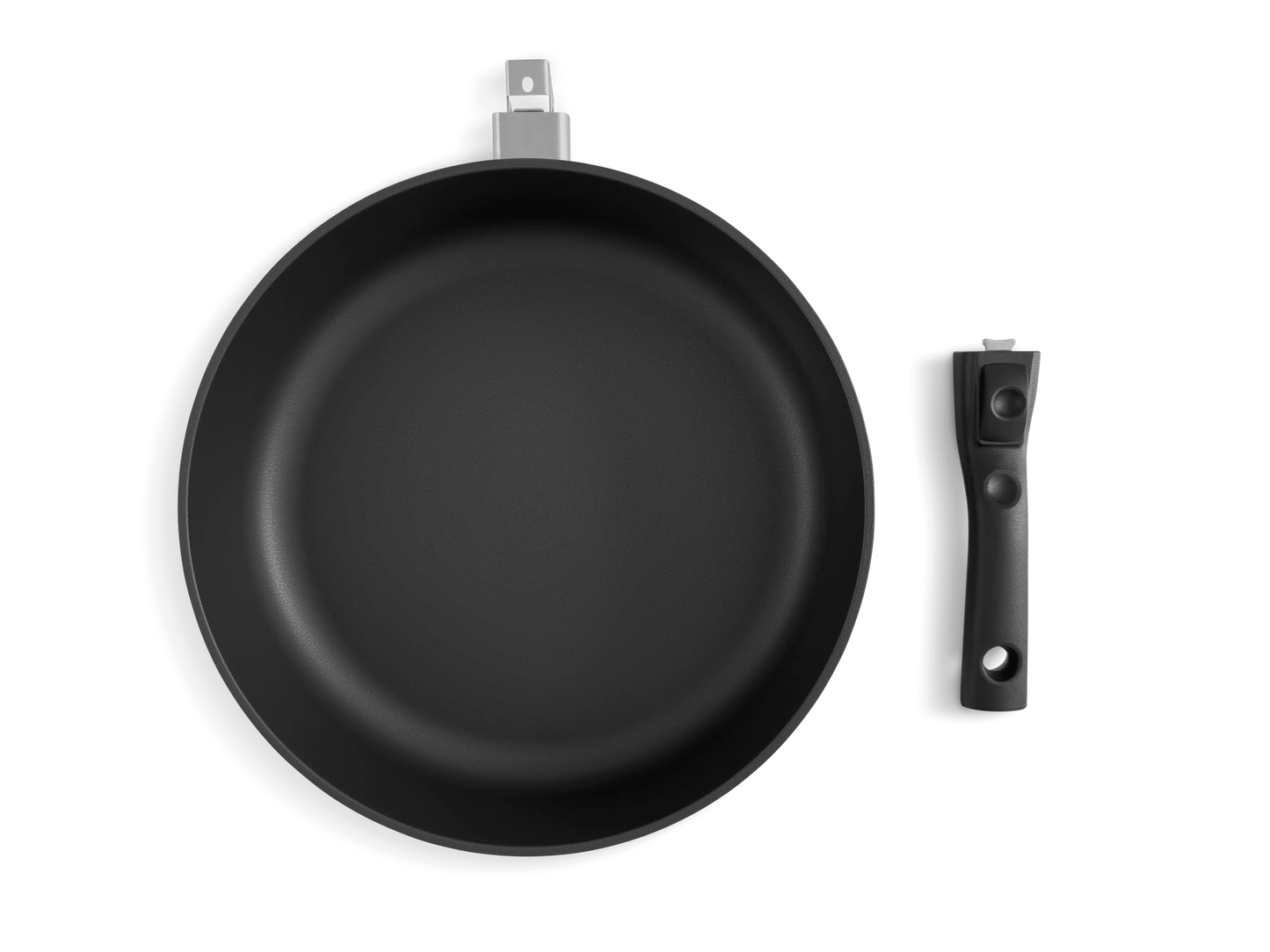 HIFFICIENCY® Pfannen 28 cm / Hoch (7cm) / Kunststoff (Abnehmbar) Guss Pfanne Pfannen Online Shop