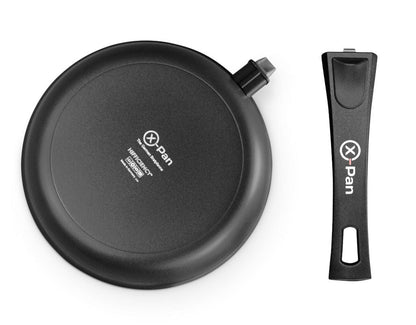 x-pan pfanne mit abnehmbaren griff